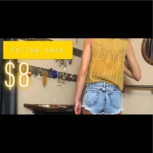 Yellow Lace Top